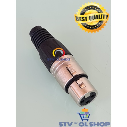 Soket Canon Newtrend / Jek Female XLR 3 Pin NC3FX