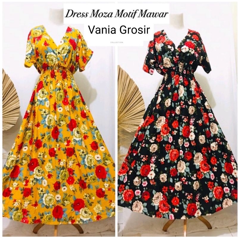 DASTER BALI DRESS MOZA PANJANG (BELI 5 @ 49500)