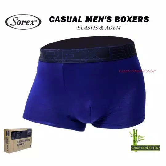 Celana Boxer Pria Sorex SRX 2012 ISI 3Pcs/Pack