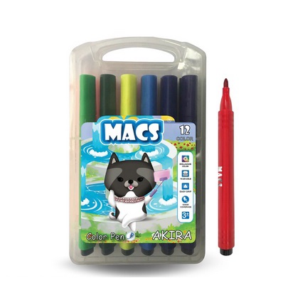 

Macs color pen marker 12 / spidol warna