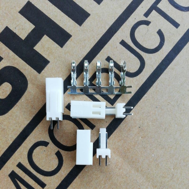 Konektor 2pin Molek 2pin White housing 2510 10set