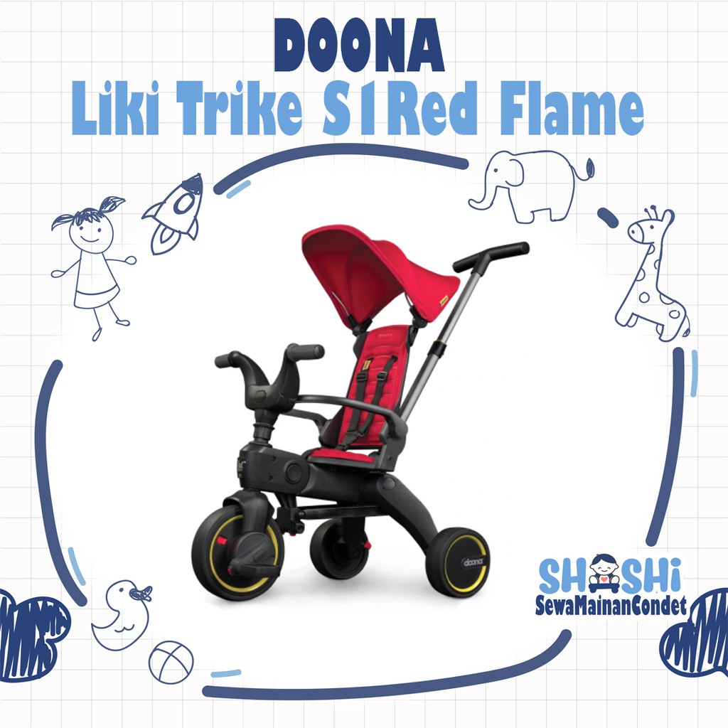 Sewa  Doona Liki Trike S1 Red Flame