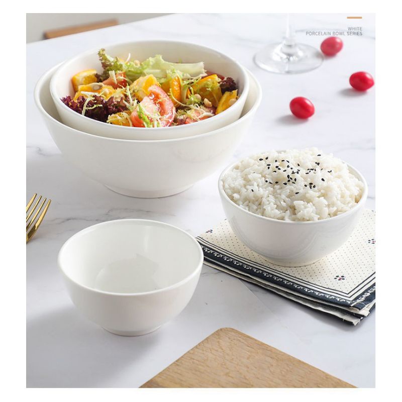 mangkok nasi korea/mangkok nasi keramik premium 12cm/bowl korea