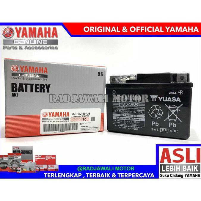 Aki Motor Ytz5S Vixion, Byson, Jupiter Mx, Mio J Asli Original Yamaha