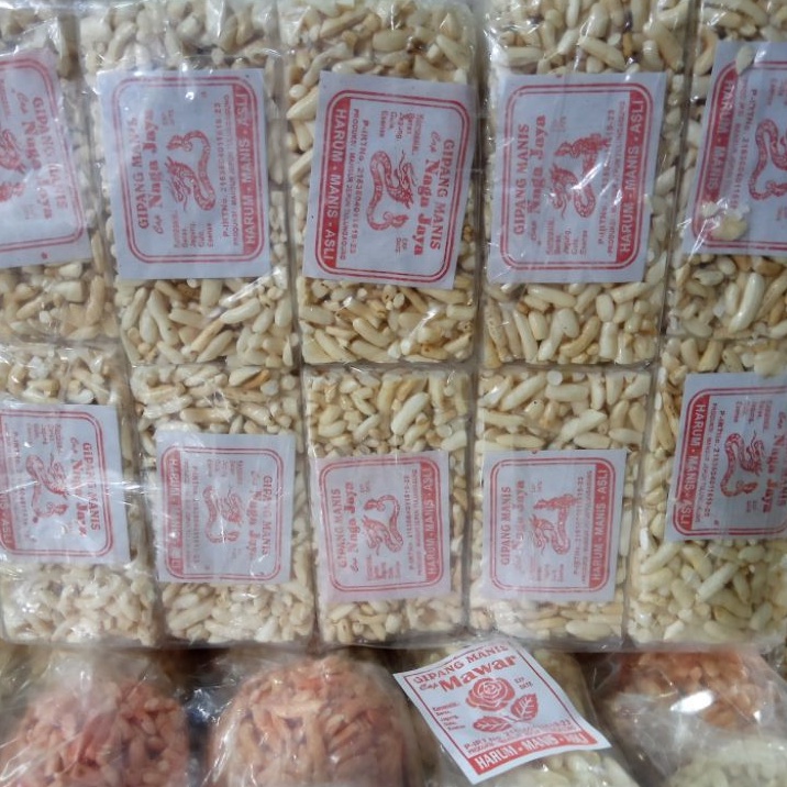 

bipang beras bentuk kotak.