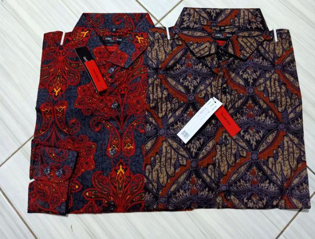 Kemeja Batik Pria Slim Fit Colindion Best Seller Cbs722