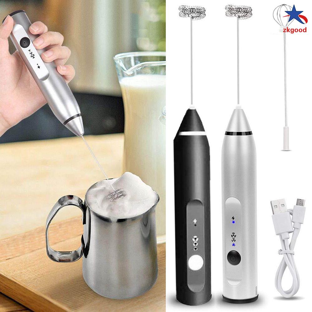 Mixer Pengocok Genggam Elektrik dengan USB Charging untuk