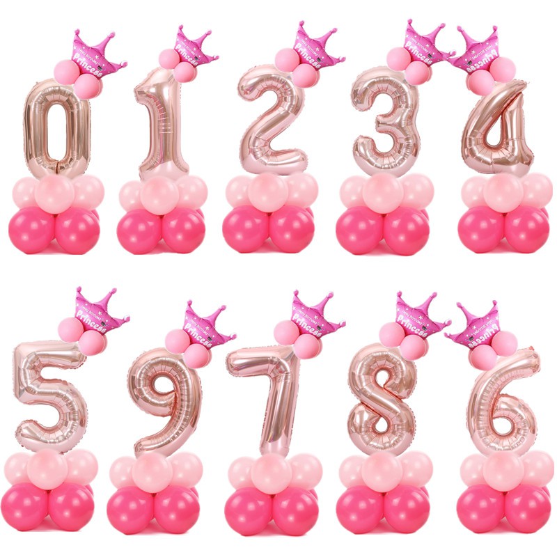30 inch rose gold nomor balon dekorasi pesta ulang tahun 30 inch rose gold nomor balon dekorasi pesta ulang tahun