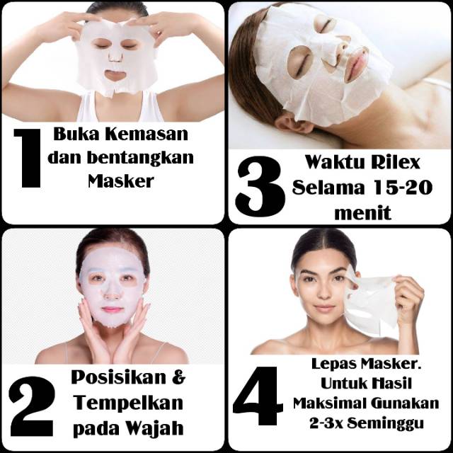 ROREC SHEET MASK MILK MASKER WAJAH ROREC MILK KOREA