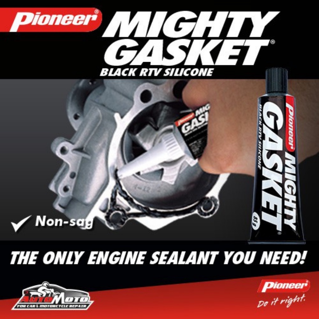 Lem Gasket Mesin Tahan Panas Hingga Suhu 300C Pioneer Mighty Gasket Lem Radiator Bocor