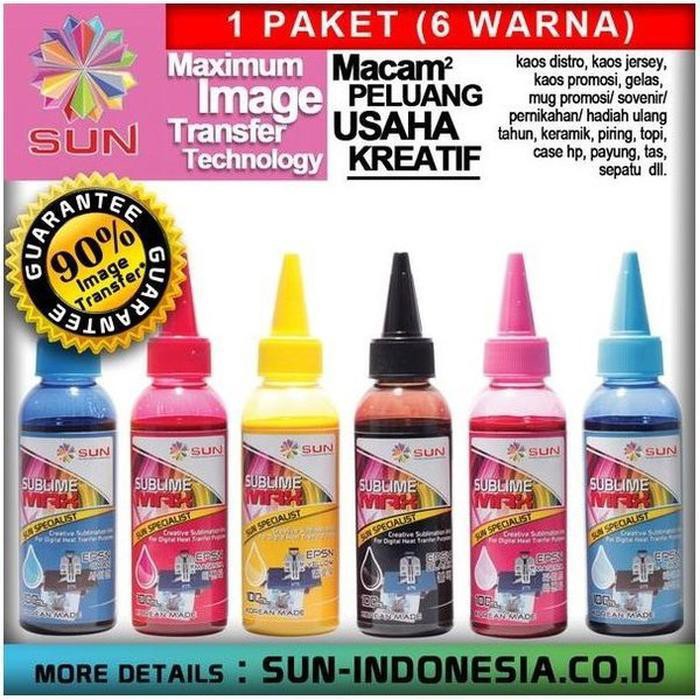 

Promo tools TINTA SUBLIM - SUN SUBLIME MAX INK 100 ML (Set 6 Warna) 20DEZ Berkualitas