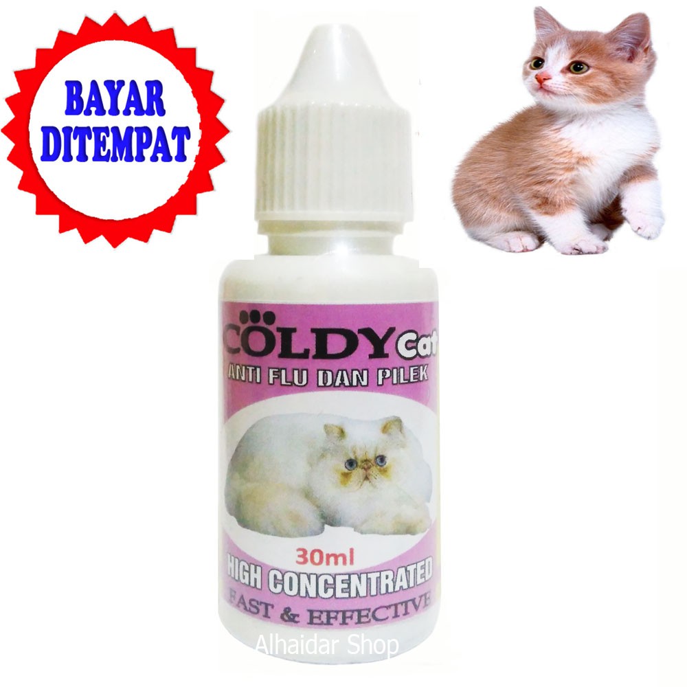 Obat kucing flu bersin COLDY