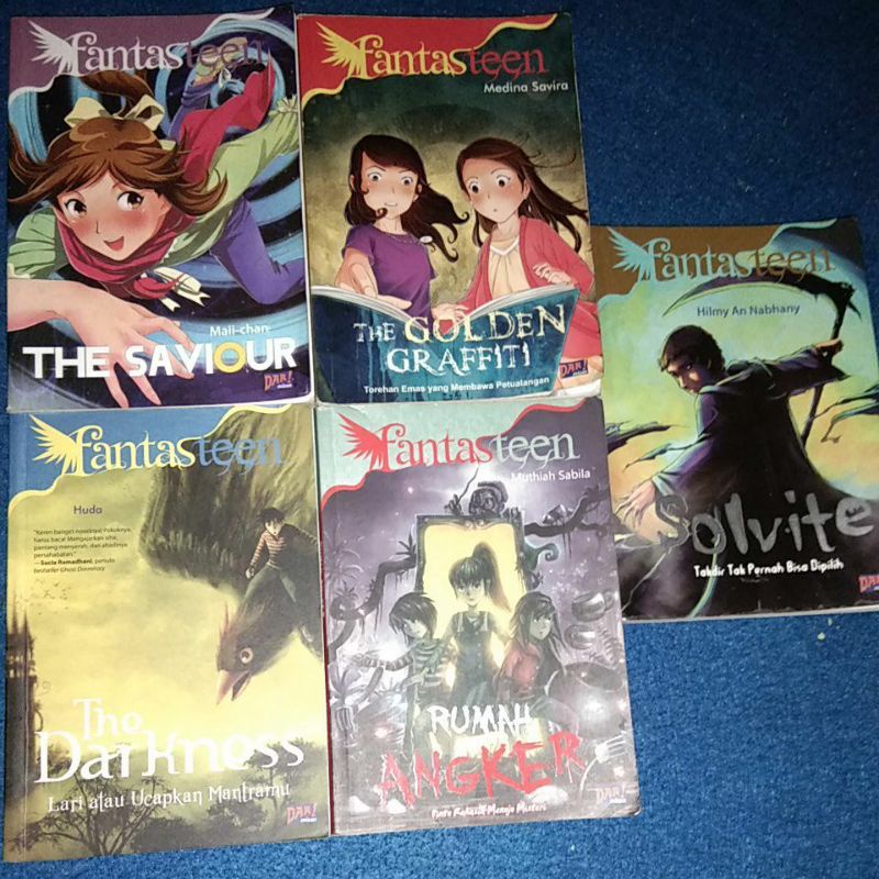 Preloved Novel Remaja Fantasi Fantasteen Bekas Murah Original