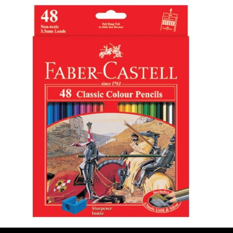 

Pensil Warna FABER CASTELL 48 Warna Panjang