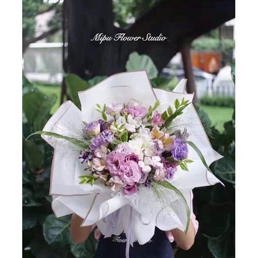 

Kertas Bunga /Gold Line Color Cellophane/Kertas Bunga Buket/Wrapping Paper
