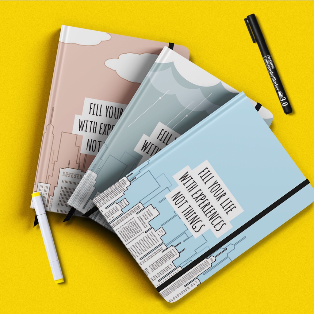 

Buku Catatan Notebook Daily Unik A5 Format Buku Tulis Lucu Tema City Landscape Terbaru Notebook Lucu Custom Hardcover Murah