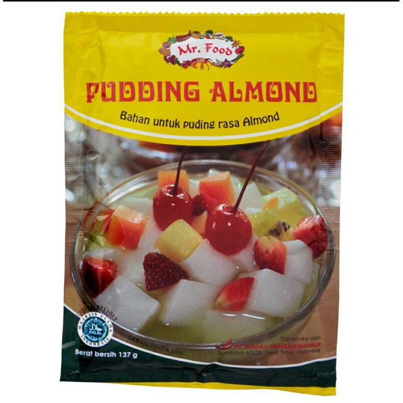 

Tepung Pudding Almond Mr. Food 137 gr