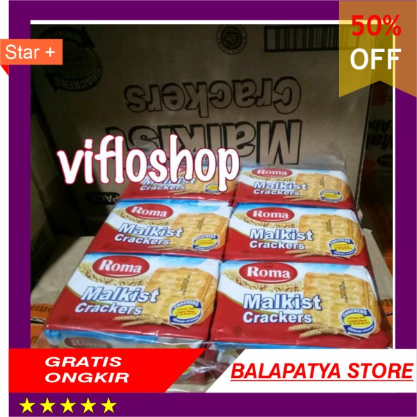 

LIMITED EDITION!!! Kardusan Eceran Biskuit Roma Crackers Manis 135gr