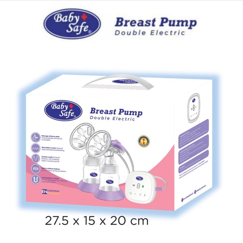 Pompa Asi Elektrik Baby Safe Breastpump Double Electric BPE02