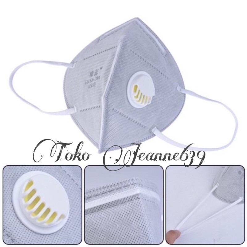 Masker KN95 Abu / Masker N95 Abu/ Masker KN95 Biru / Masker n95 Biru Dewasa