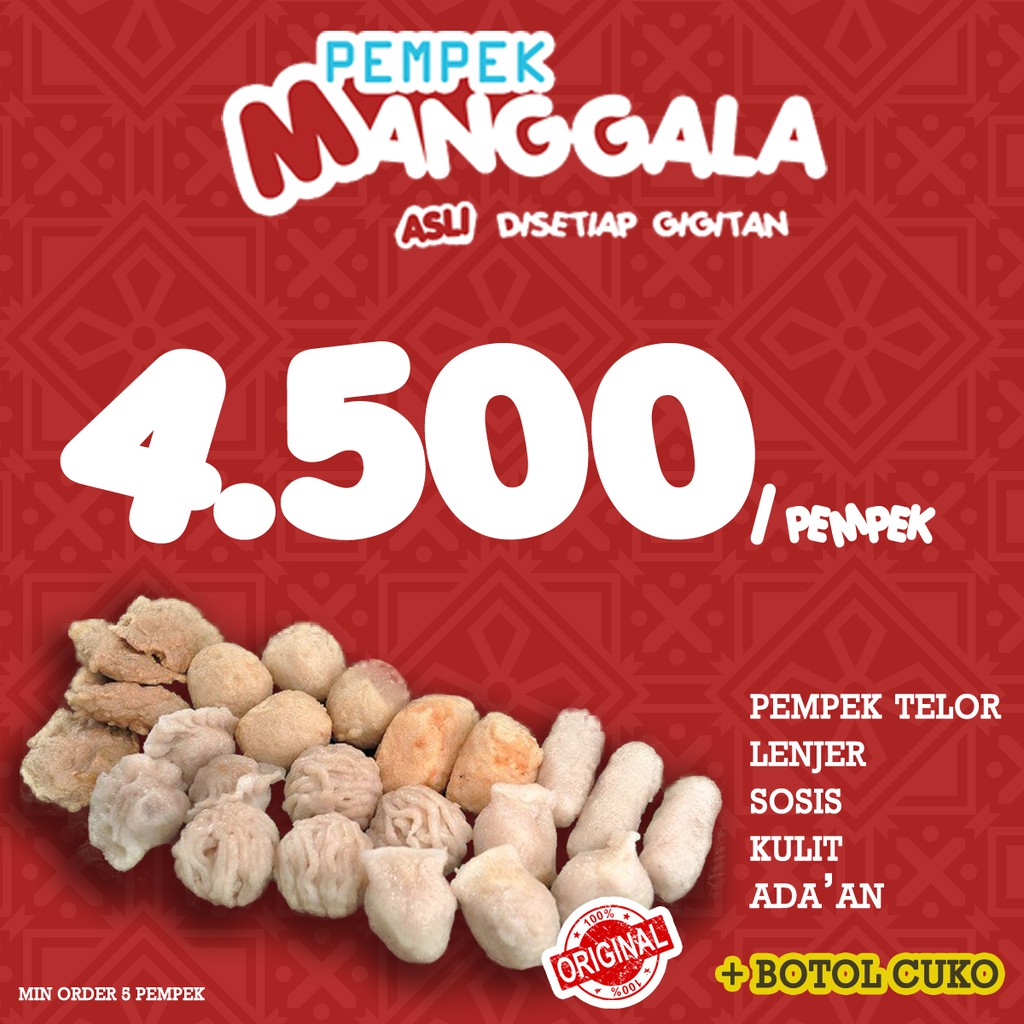 

PEMPEK ASLI PALEMBANG + BOTOL CUKO 250ML + KEMASAN VAKUM (SATUAN)