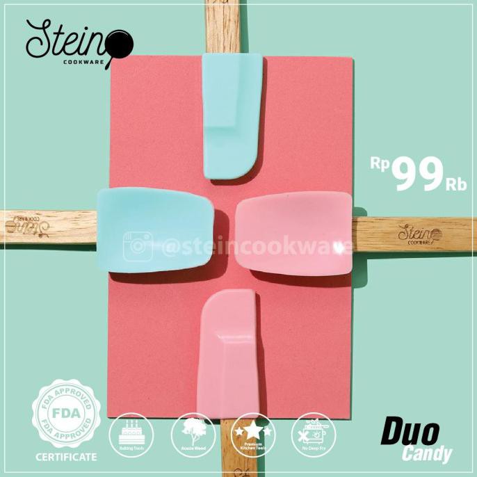 Stein Duo Candy Spatula Set / Stein Cookware 100% ORI / SerbaLaris89