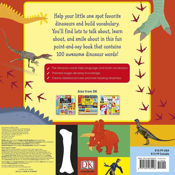 100 First Dinosaur Words