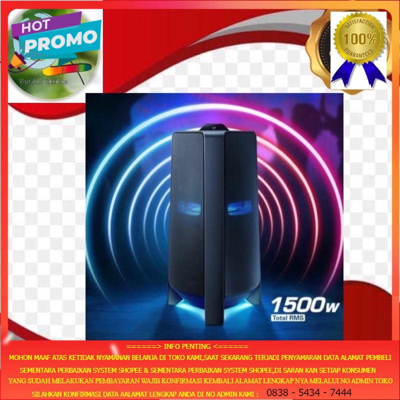 Jual Samsung MXT70 Sound Tower Speaker Bluetooth Karaoke 1500 Watt MX