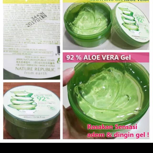 Jual NATURE REPUBLIC ALOE VERA ORIGINAL SOOTHING GEL SLEEPING MASK
