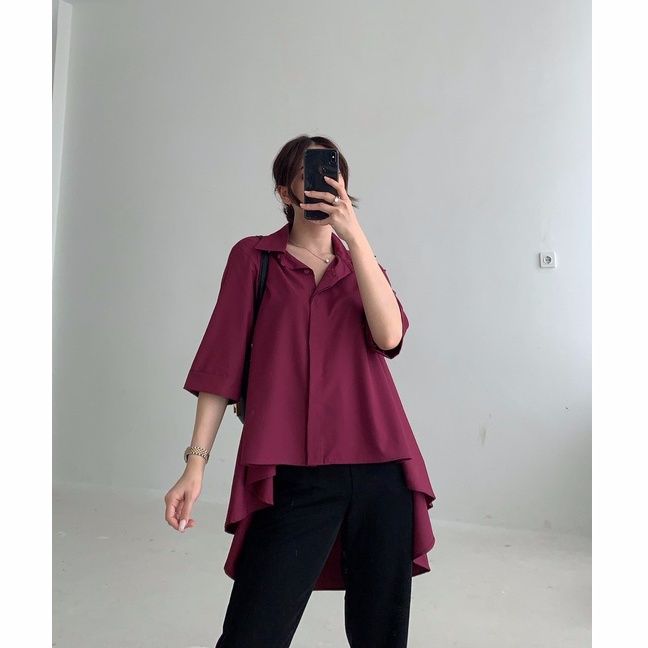 ESSE SHIRT - MONERE OFFICIAL / ATASAN WANITA / KEMEJA WANITA / GOULDING OFFICIAL