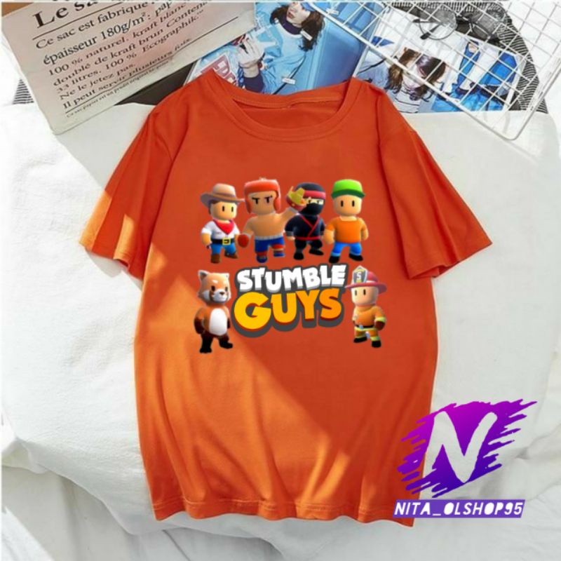 stumble guys kaos anak stumble guys baju kaos anak dan dewasa