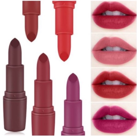 Miss Rose Lipstick Tahan lama Matte Kecantikan Pelembab Bibir Halus 20 Color