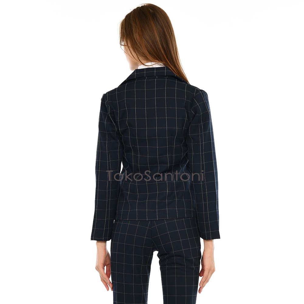 Blazer Kotak Kotak Wanita Premium Blezer Wanita Blezzer Wanita Kotak2