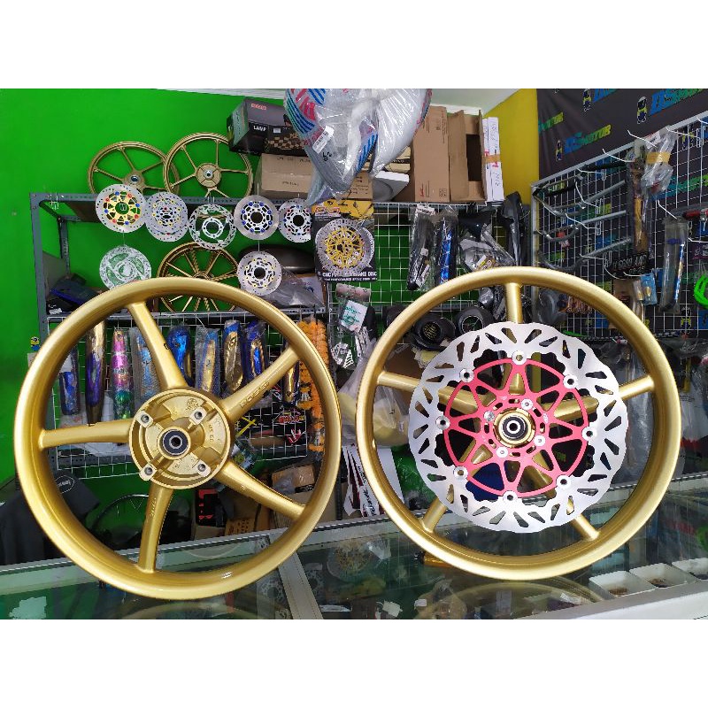 velg velk veleg Vrossi copy RCB SP522 New JupiterMX NJMX MXking dobel disc uk 160 160 ring RC sanca 