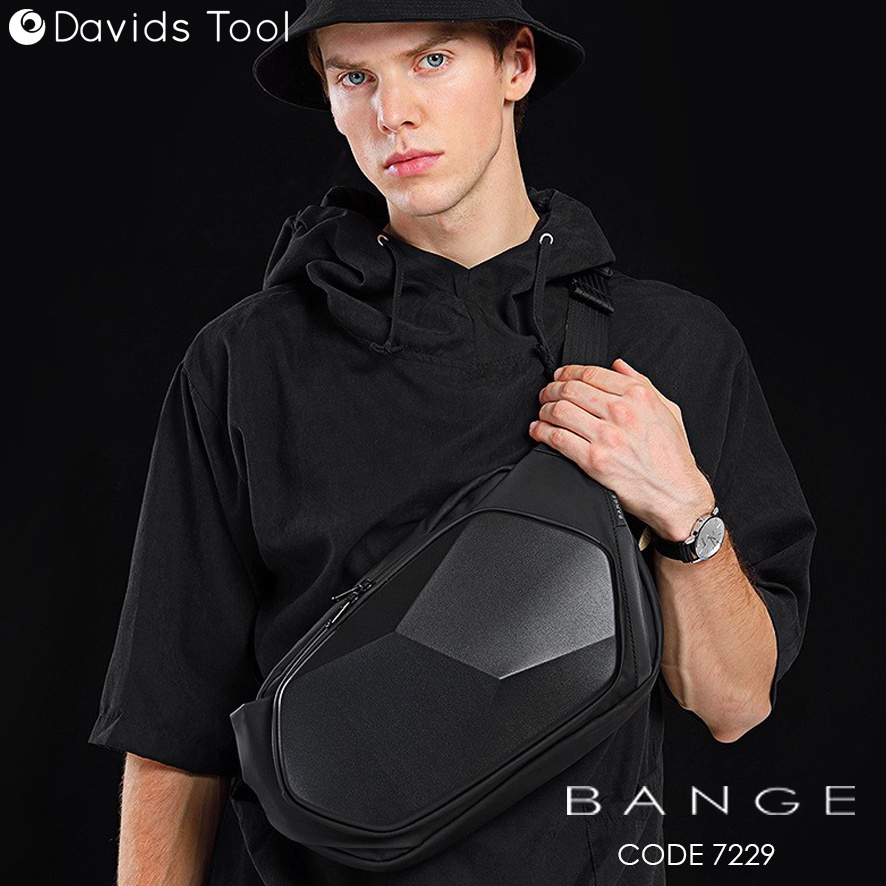 Bange Waistbag Pria Waterproof Waist Bag Original Weisbag Tas Weistbag Waisbag Premium Anti Air Original Import Distro Selempang Slempang Slingbag Cowok Casual BG7229