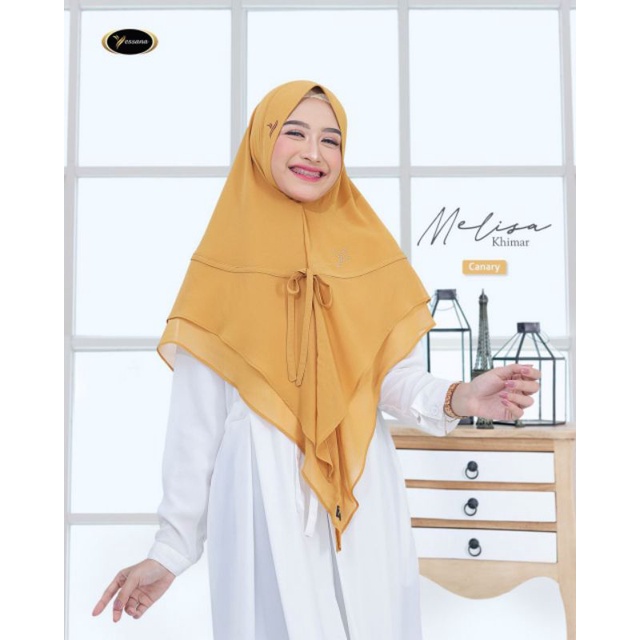 MELISA KHIMAR BY YESSANA HIJAB || PREMIUM 2 LAYER || HIJAB KEKINIAN|| BABYDOLL ULTIMATE