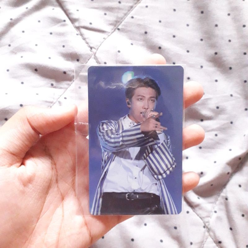 [OFFICIAL] PHOTOCARD DVD LOVE YOURSELF IN SEOUL RM/NAMJOON/ DVD LY SEOUL RM