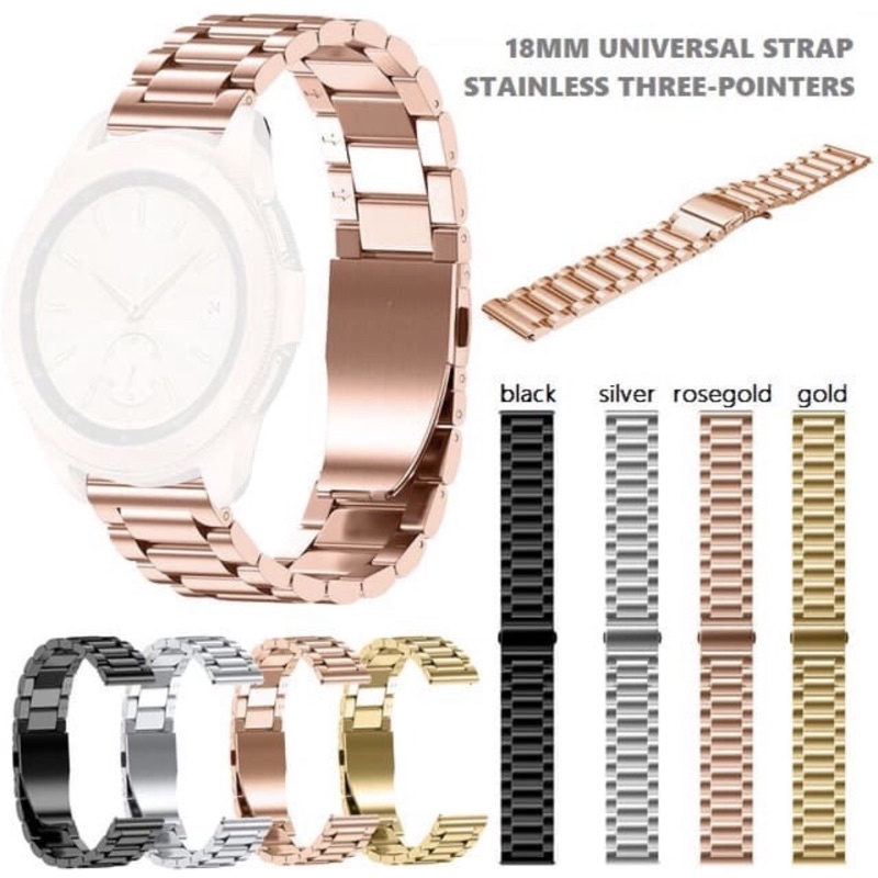 18MM Three Pointers Stainless Strap