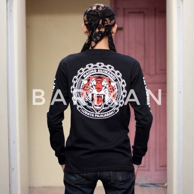 Kaos Distro - Kaos Lodaya Maung Pasundan - Kaos Panjang - Kaos S