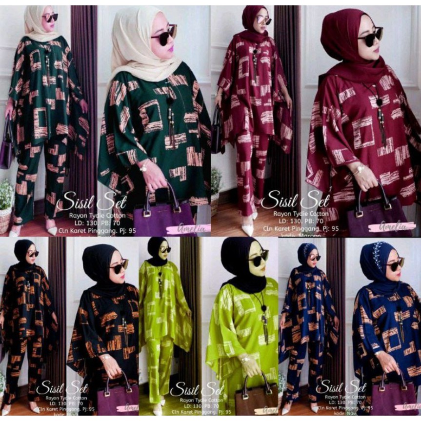 SET BATWING WAKA WAKA JUMBO | DASTER ARAB RAYON | DASTER JUMBO TERLARIS | BUSUI MURAH