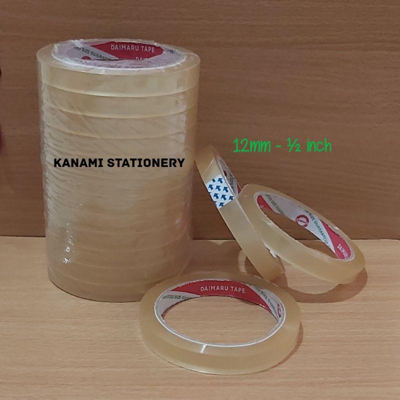 

Isolasi Selotip 12mm Bening Kecil Nachitape.