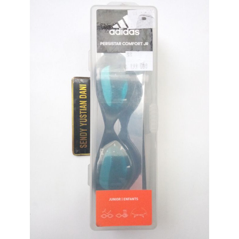 Adidas Persistar Comfort Junior Black BR5837 Kacamata Renang Adidas Original Kaca Mata Renang Anak