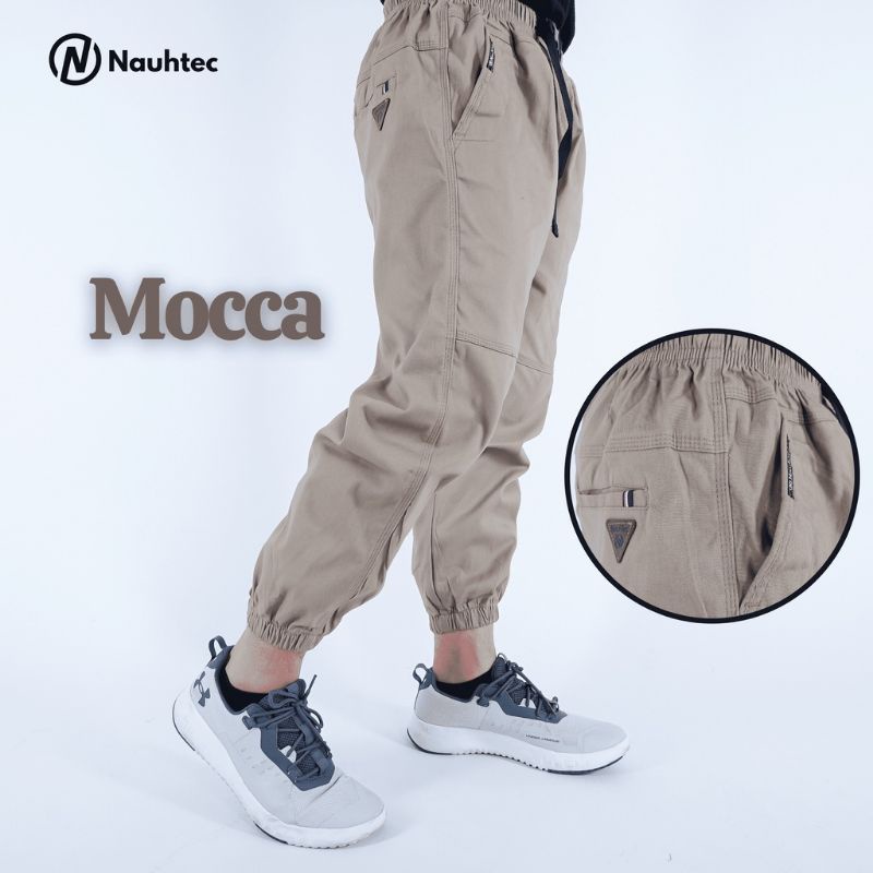 Celana Sirwal Jogger Joger Pants Pria Dewasa By Nauhtec Bahan Katun Melar