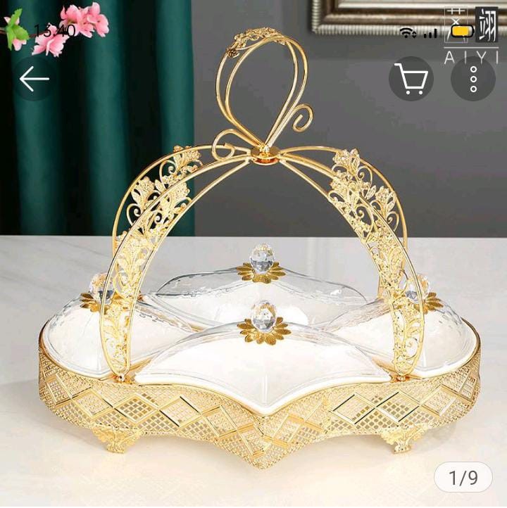 Tolpes Lebaran Import Piring Buah Ruang Tamu Kotak Buah Kering Piring Buah [[zhengstore.id]] 08