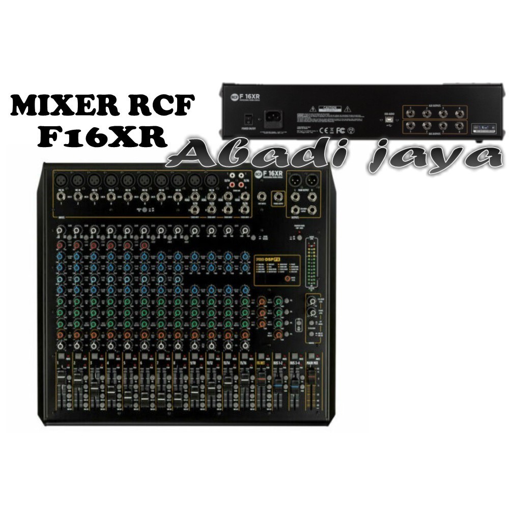 rcf f16xr f-16xr f 16 xr original mixer audio ORIGINAL