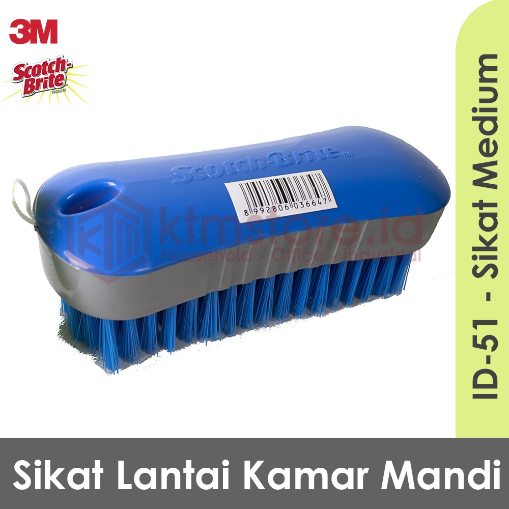 Ktmstore 3M Scotch Brite Sikat Lantai Medium / Sikat Medium ID-51