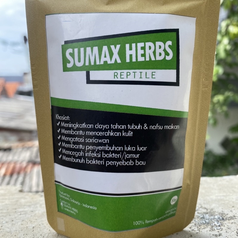 SUMAX HERBS REPTILE SUGAR GLIDER IGUANA BEARDED DRAGON TOKEK GECKO SUPLEMENT SUMAX HERBS IGUANASIA OBAT REPTILE OBAT LUKA REPTILE OBAT LUKA SUGAR GLIDER