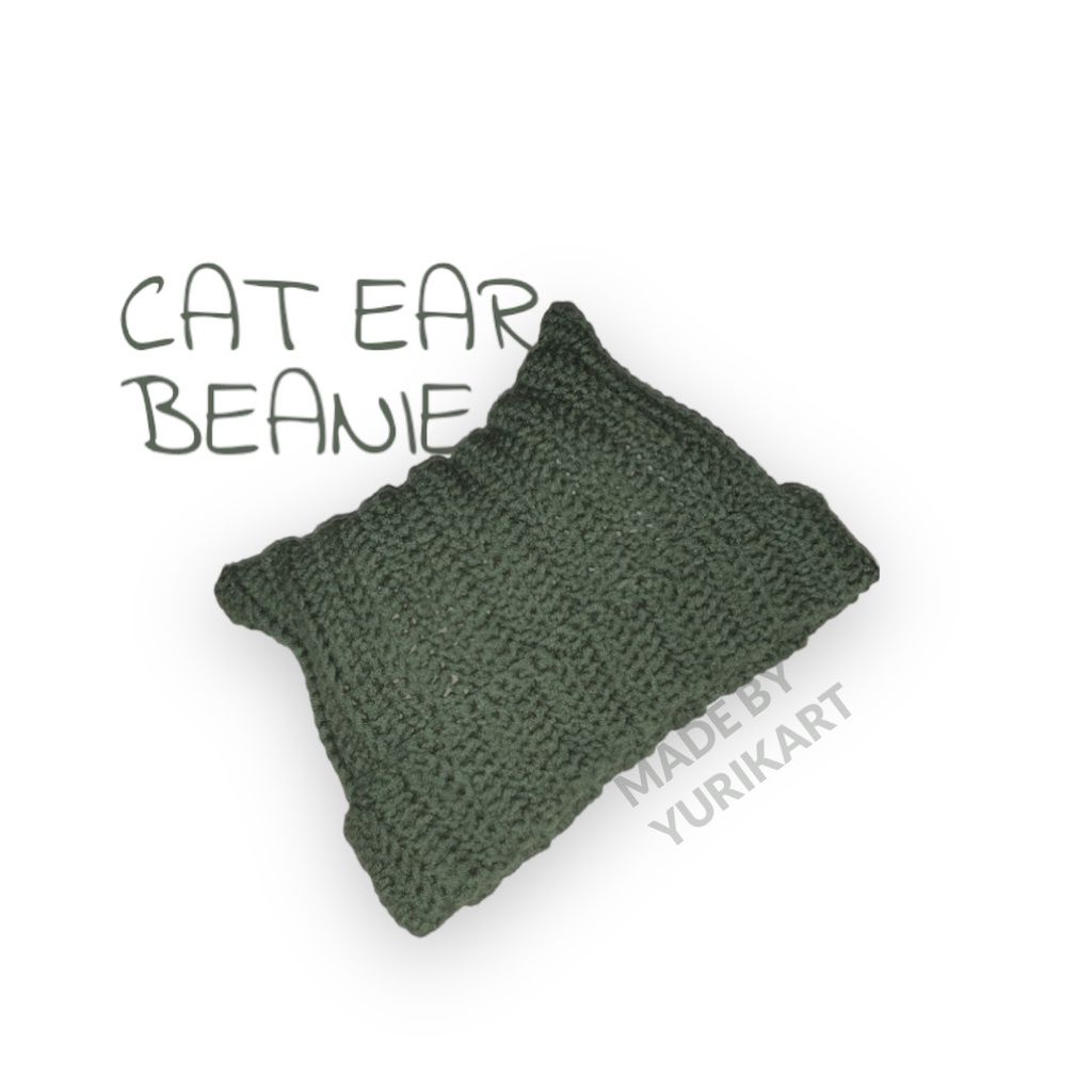 Topi Telinga kucing CROCHET