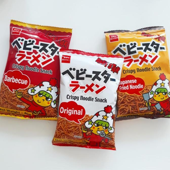 

Baby Star Japan Crispy Noodle Snack 40gr Snack Impor Jepang