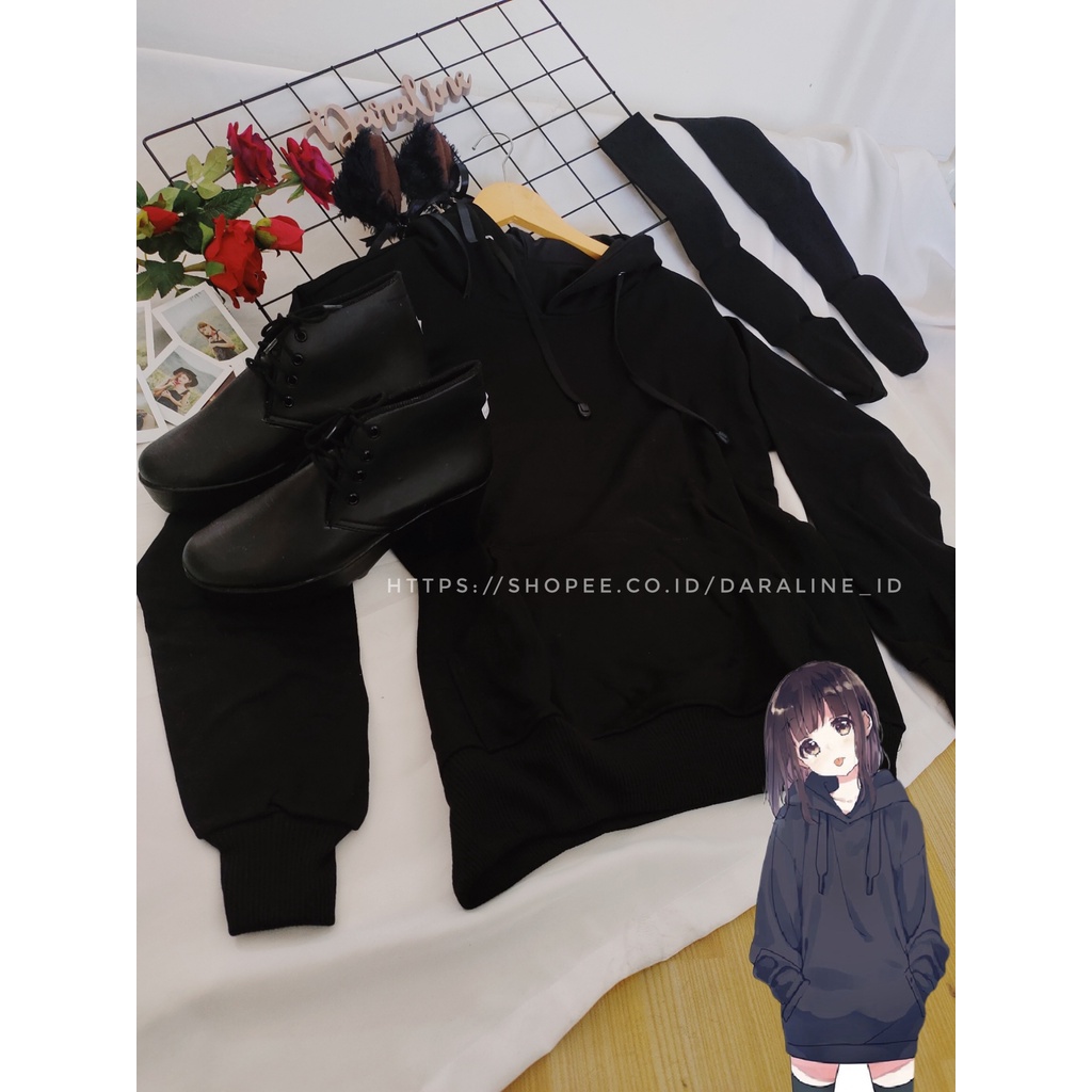 Kostum Cosplay hoodie Menhera Chan